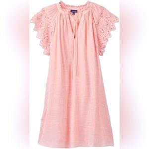 Who What Wear Coral Pink Flutter Dress!